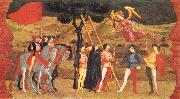 UCCELLO, Paolo Miracle of the Desecrated Host (Scene 4) aet France oil painting artist
